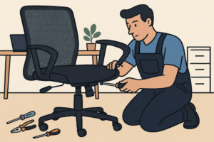 خدمات تعمیر صندلی اداری در محل